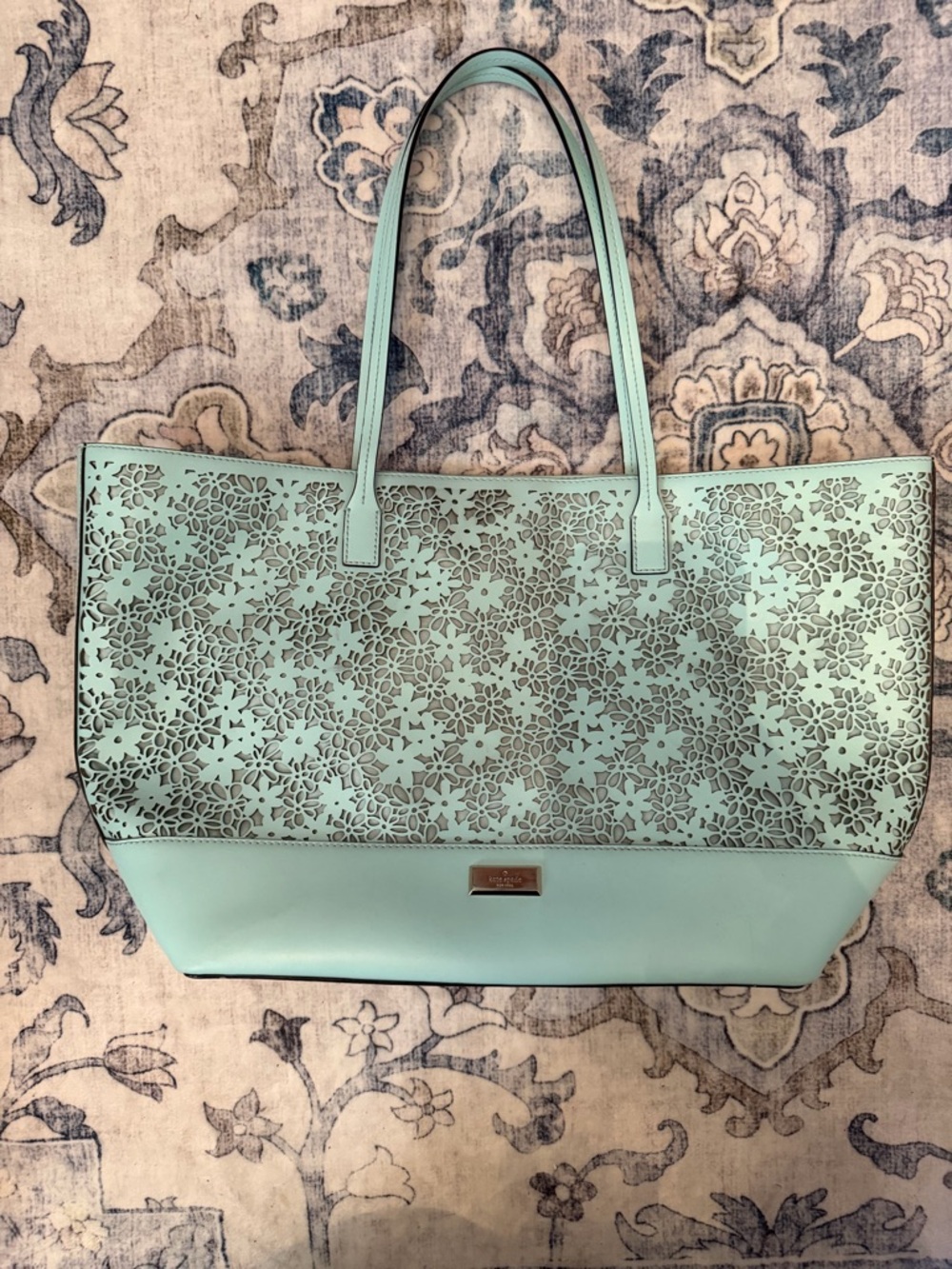 Kate Spade New York Bradford Court Margareta tote in a turquoise color